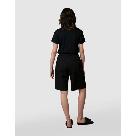 NWT Nique Lita Cotton Tencel Tailored Shorts in Black - Picture 9 of 16